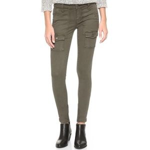Joie So Real Skinny Cargo Jeans Green